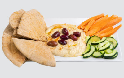 Hummus, Pita Bread & Veggies